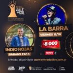 El escenario mayor de la Fiesta Nacional Valle del Sol enciende sus luces