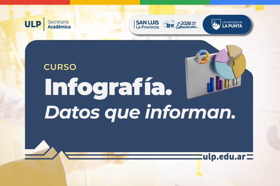 ‘Infografía: datos que informan’, una nueva propuesta virtual de la ULP para docentes