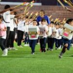 Más de 1.800 estudiantes participaron de la exhibición de educación física de la ‘Rosenda Quiroga’