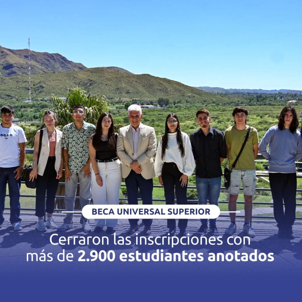 Beca Universal Superior: cerraron las inscripciones con más de 2.900 estudiantes anotados