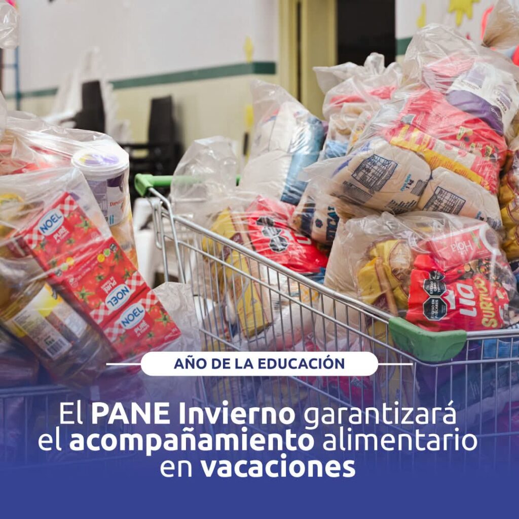 El PANE Invierno garantizará el acompañamiento alimentario en vacaciones