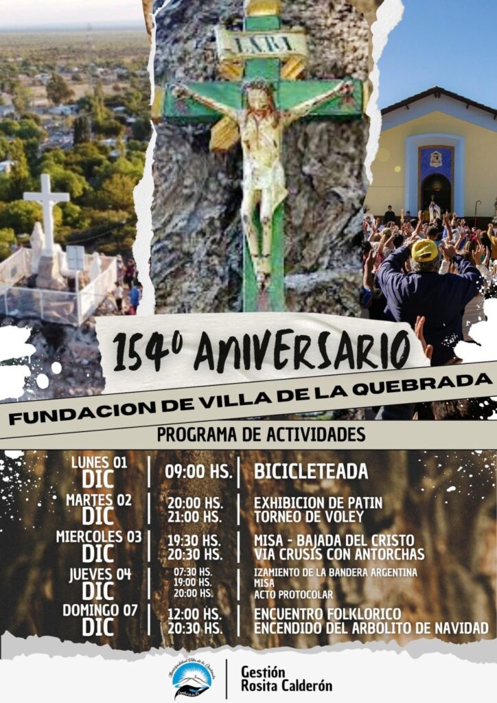 Villa de la Quebrada celebra el 154° aniversario de su fundación