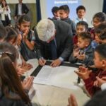 Poggi firmó el proyecto de ley para la creación del municipio de Suyuque