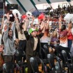 Poggi festejó junto a miles de chicos la final de los Juegos Intercolegiales Deportivos