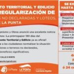 Sinceramiento territorial, prórroga de 180 días en La Punta