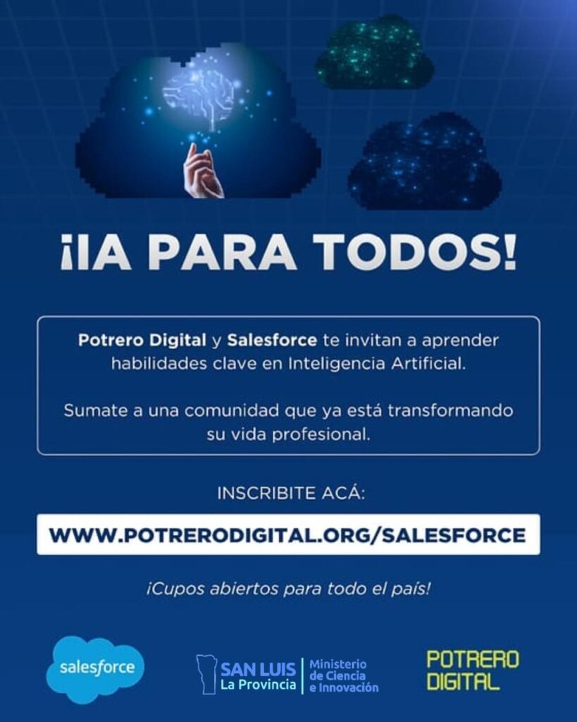 San Luis apoya una política nacional que impulsa becas para formación en habilidades digitales