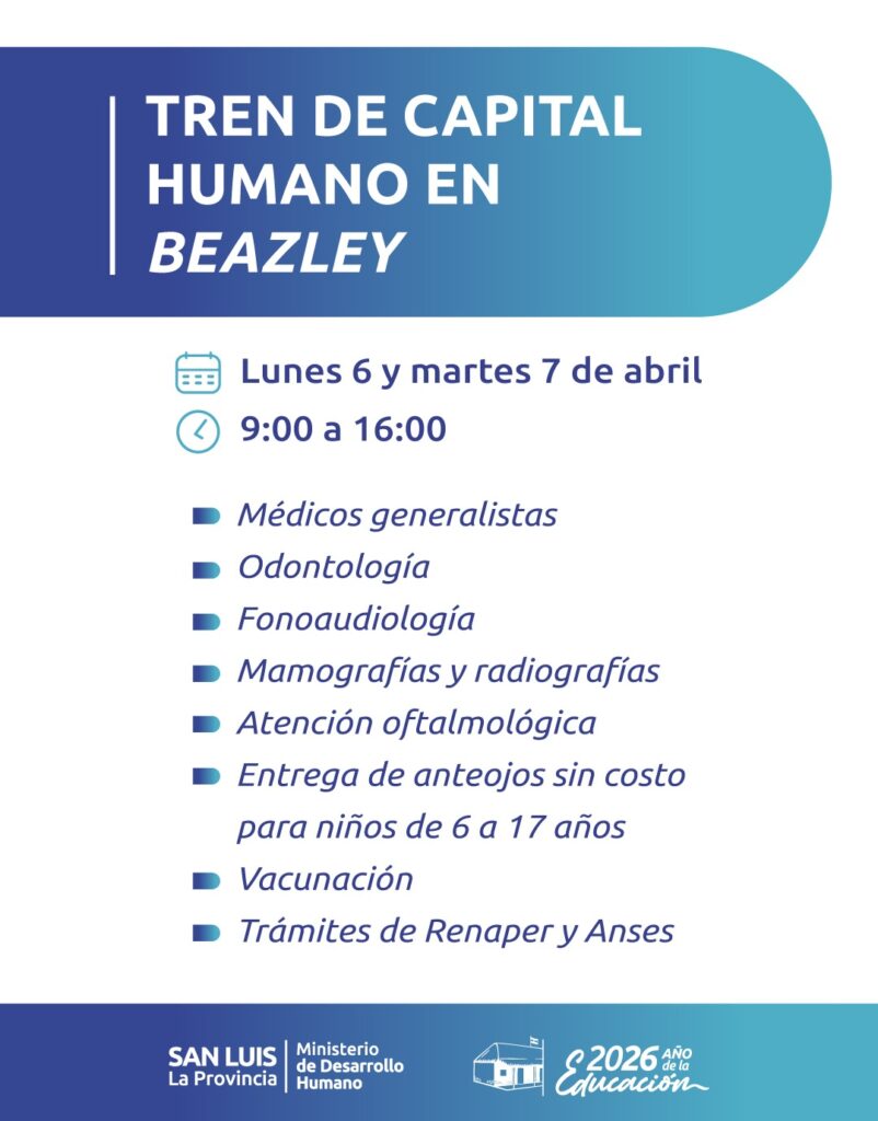 El tren de Capital Humano comienza a prestar servicio este lunes