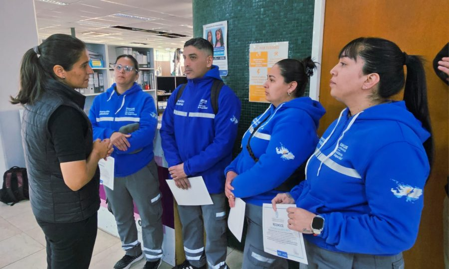 Reconocieron a cuatro preventores por su destacada intervención ante una situación de riesgo