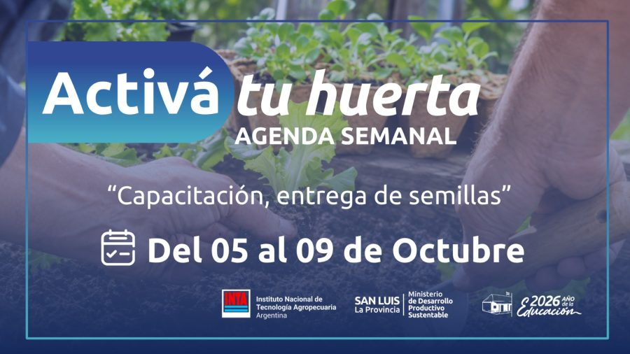 ‘Activá tu Huerta’ continúa con capacitaciones en distintas localidades de la provincia