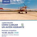 Capacitarán a brigadistas en la lucha aérea contra incendios forestales