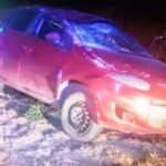 Un joven fue hospitalizado tras volcar en La Ciudad De La Punta