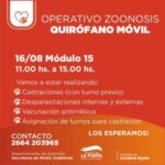 Quirófano móvil en el módulo 15
